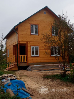 Полутораэтажный дом из бруса в Тверской области