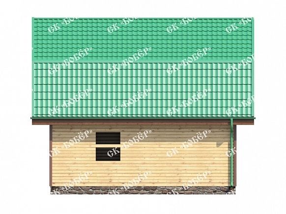 Сруб из бруса 8х8.5. фото